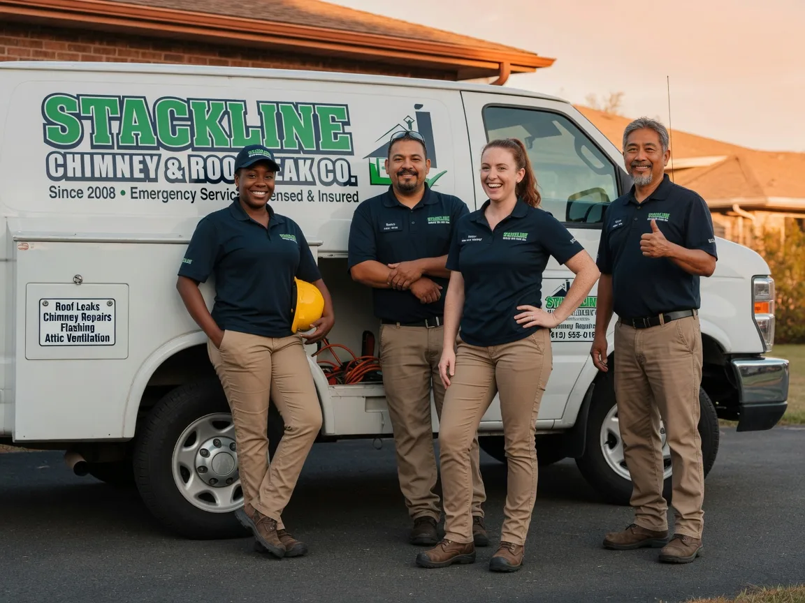 Chimney flashing repair company in Leland, MS